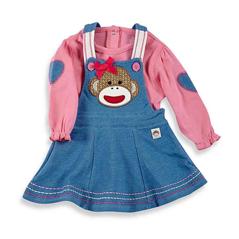 💐🌷Baby Starters Sock Monkey outfit (2pc)